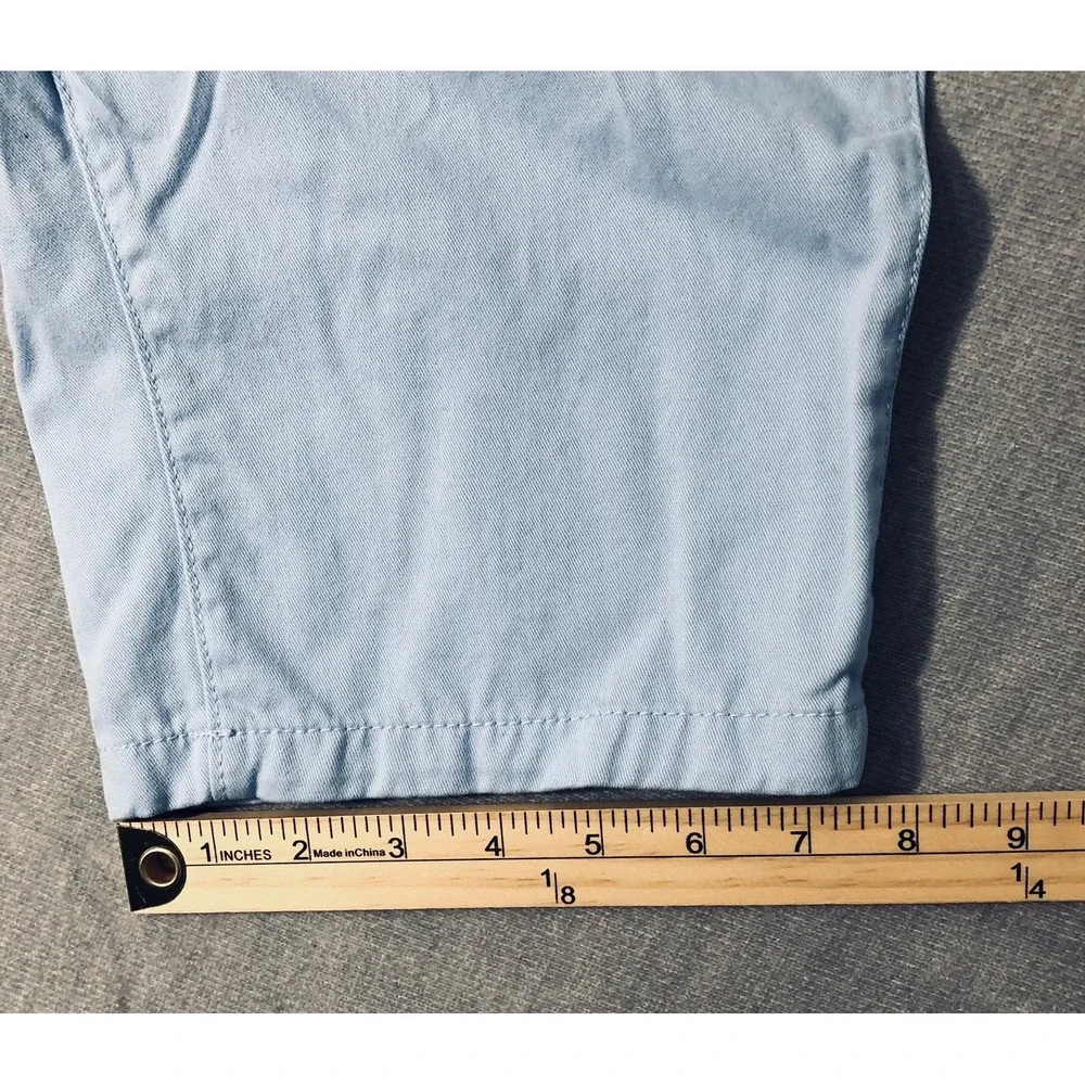 Children's‎ Place Shorts Boys 10 Light Blue Chino Bermuda Kids Adjustable Waist